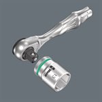 WERA Zyklop Mini 3 Ratchet with 1 / 4 square drive