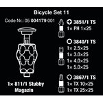 Bicycle Set 11 Screwdriver 7 bits with magazine in the handle Stainless