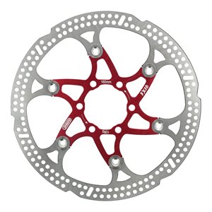 FX16 Floating Rotor Ø160mm 108g with 6 Bolts red