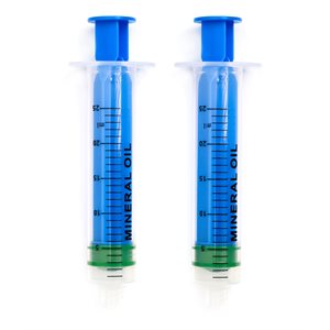 Set of Syringes for bleeding Mineral Oil