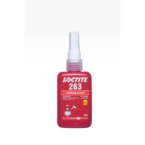 Loctite #263 Threadlocker -Red High Strenght 50 ml 5 minutes Fixture Time