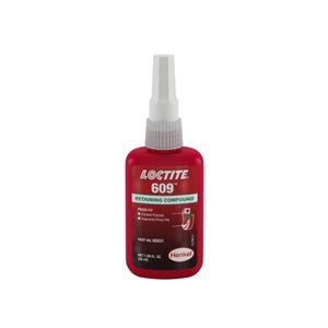 Loctite #609 Retaining Compound General Purpose-Green 10 ml 5 minutes Fixture Time