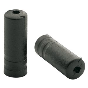 150 Ferrules Ø5,0mm PVC Black