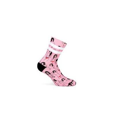 Pacific & Co Sublimated FREE THE NIPPLE Low Cut Socks S / M