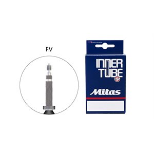 Chambre à air Mitas 700x23 / 28C valve presta 80mm épaisseur 9.9mm