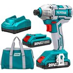 Total Tools 20V Lithium-Ion impact driver Combo 1 Battery +1 Charger
