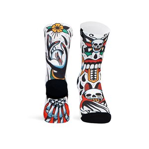 Pacific & Co. Sublimated SKULL Socks
